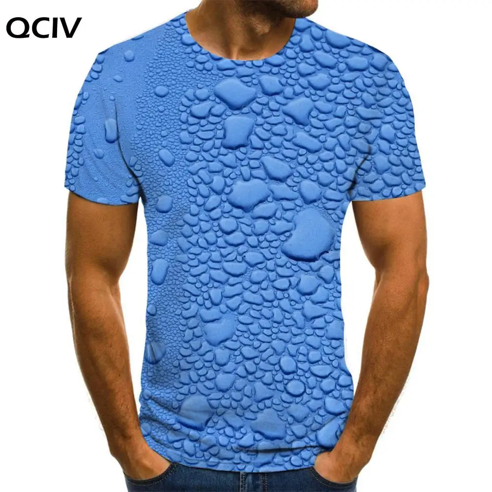 

Брендовая футболка QCIV в стиле Харадзюку, мужские футболки с каплями дождя, повседневные Забавные футболки с рисунком, креативная футболка с...