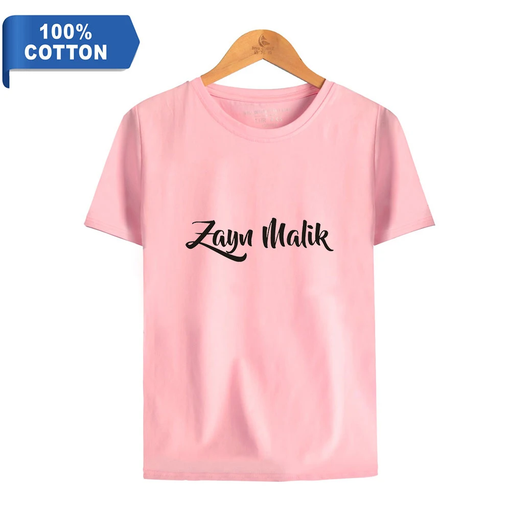 

ZAYN Fashion Prints 100% Cotton T-shirt Men Summer Short Sleeve Tshirt 2020 Hot Sale Casual Streetwear T shirt