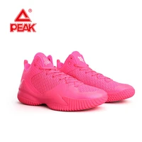 peak lou williams street master men basketball shoes sports shoes pink sneakers non slip cushioning outdoor wearable breathable
