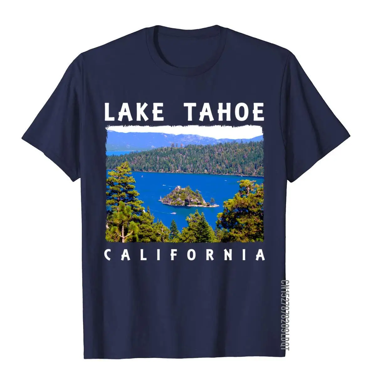 Свитшот Lake Tahoe California Изумрудный Bay новый дизайн уникальная футболка хлопковые