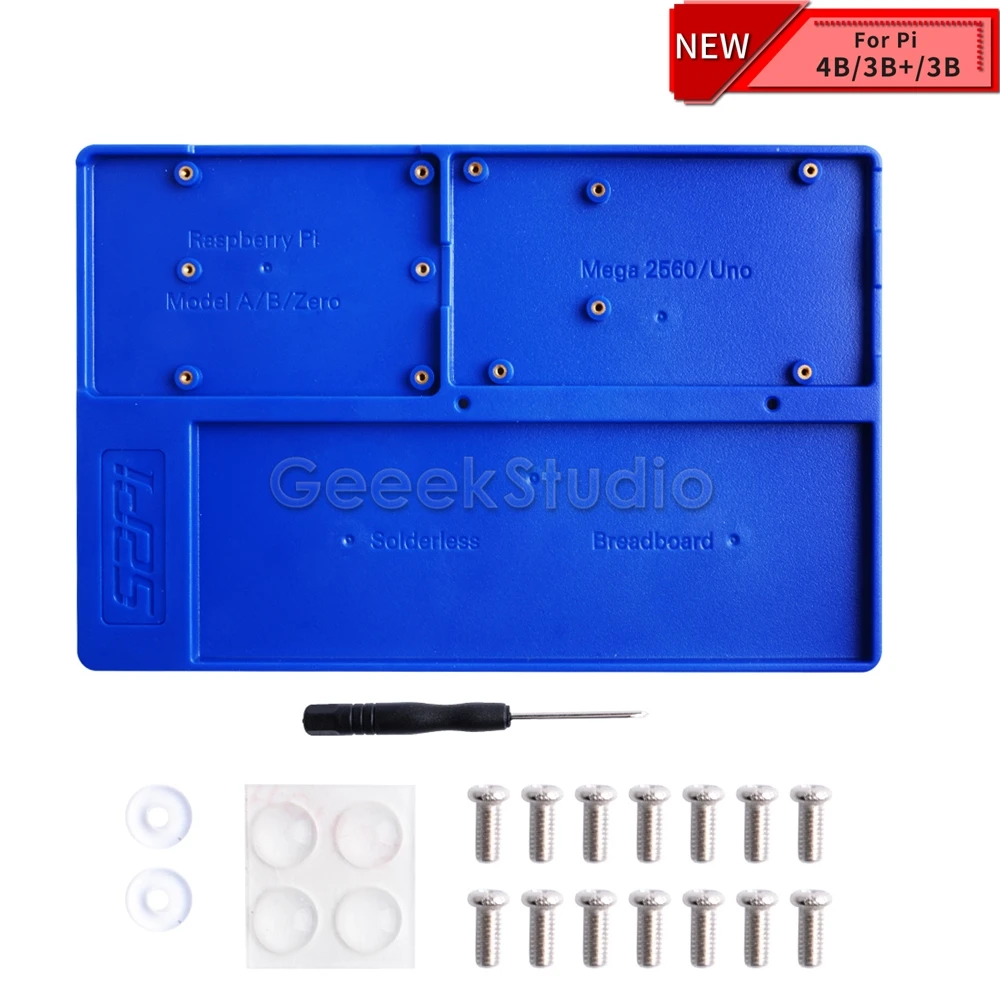 ABS эксперимент держатель платформы макет развития для Raspberry Pi 4B/3B+/3B/2B/B+, Zero/W, Mega 2560
