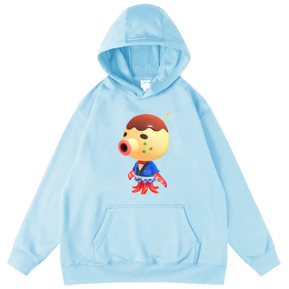 

Hot Game Animal Crossing Print Boys Oversized Sweatshirt Big Pocket Hooded Hoody Men Teen Streetwear Harajuku Clothes Hoodies