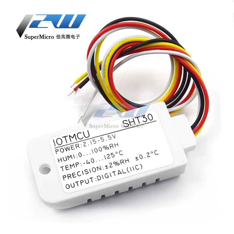 Новинка Цифровой емкостный датчик температуры и влажности DHT21 AM2301 IOT TH02 SHT30 замены