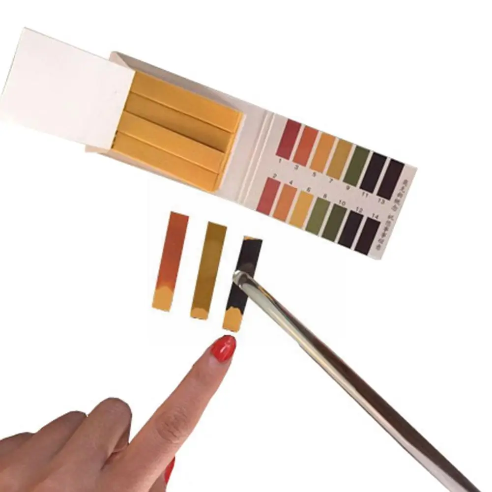 

80 Strips Ph Test Strip Litmus Paper Full Range Alkaline Test Equipment Chemical Paper Litmus 1-14 Acid Test Teaching I5t5