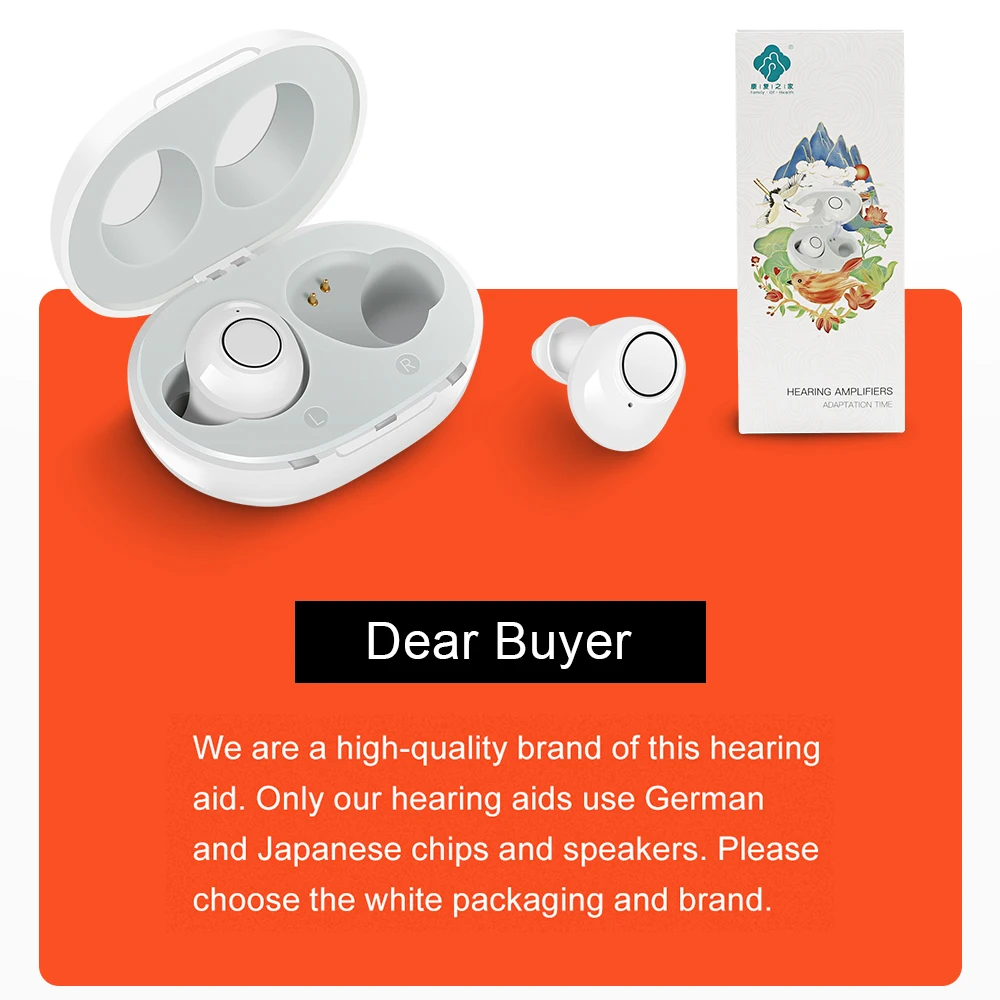 

New Style Invisible MINI Rechargeable Hearing Aids