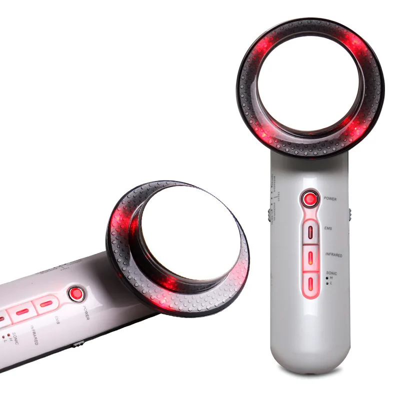 Ультразвуковой массажный гальванический фотонный спа-аппарат 3 в 1 для ухода за