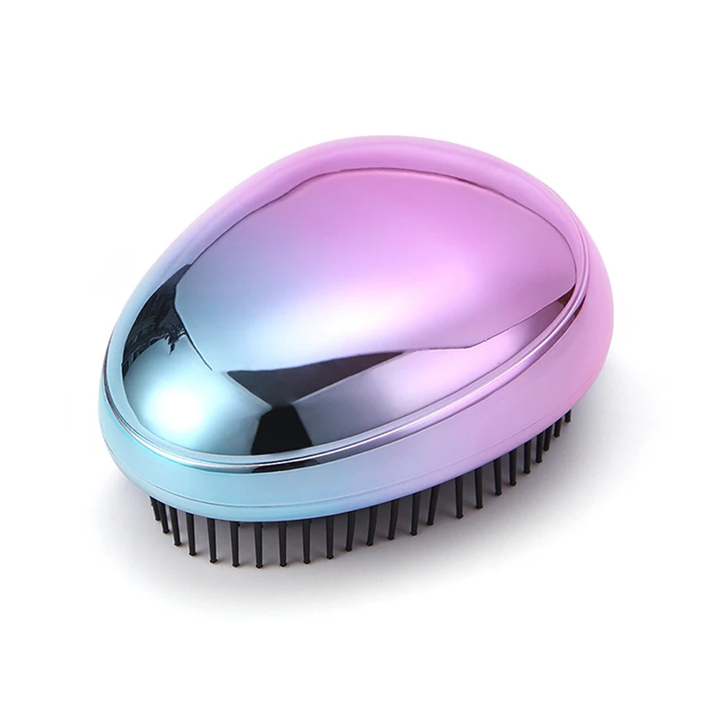 

Anti-static Hair Brush Comb Electroplate Detangling Head Massage Combs Tool ZG88