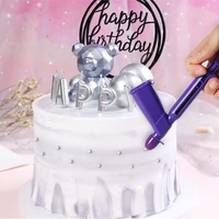 comestibles cake decorating tools baking accessories form for sprinkles decoration edible confectionery frost pearl applicator