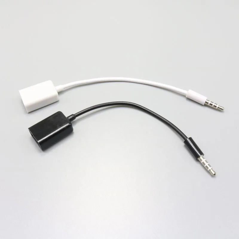 Cars SUV Accessories MP3 3.5mm Male AUX Audio Plug Jack To USB 2.0 Female Converter Cable Cord | Автомобили и мотоциклы