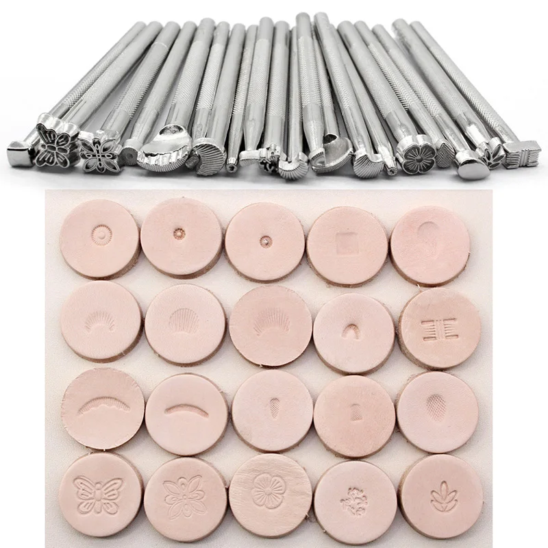 Кожа ремесло облака цветочный узор штамп для кожевенного ремесла Инструменты