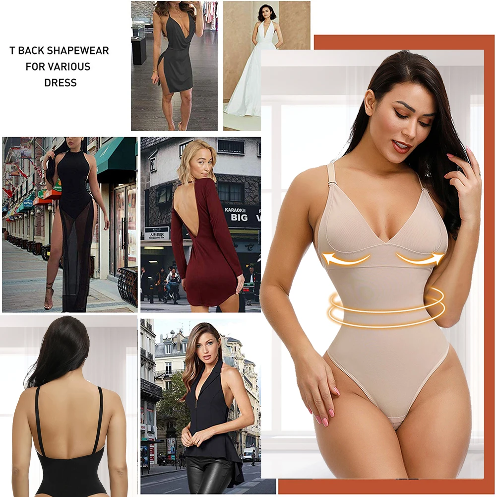 Женское боди с глубоким V-образным вырезом | Женская одежда