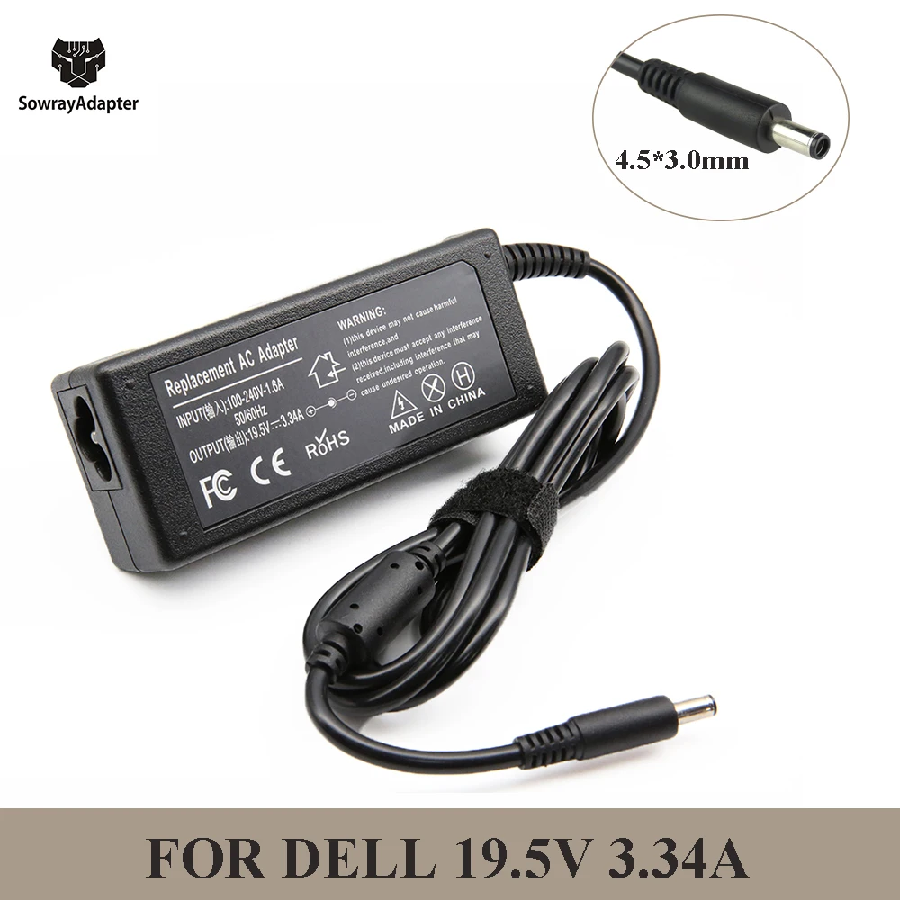 Адаптер питания переменного тока для ноутбука Dell Inspiron 15 19 5 4 3 0 5558 3558 3551 3552 5551 5559 в а