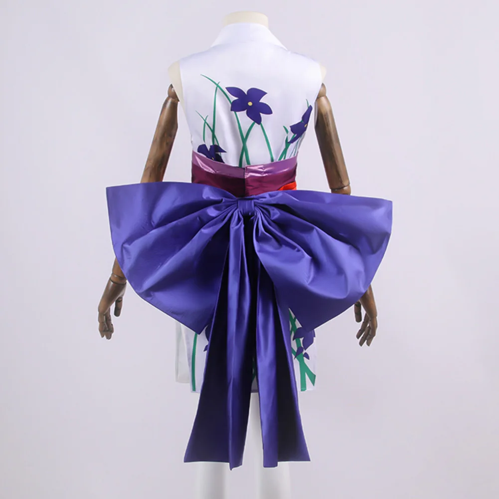 Цельнокроеное платье-кимоно Нико Робин для Хэллоуина карнавальный костюм