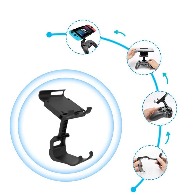 

NS Switch PRO Controller Foldable Clip Holder for Nintendo Switch/Switch Lite Game Console Mount Bracket