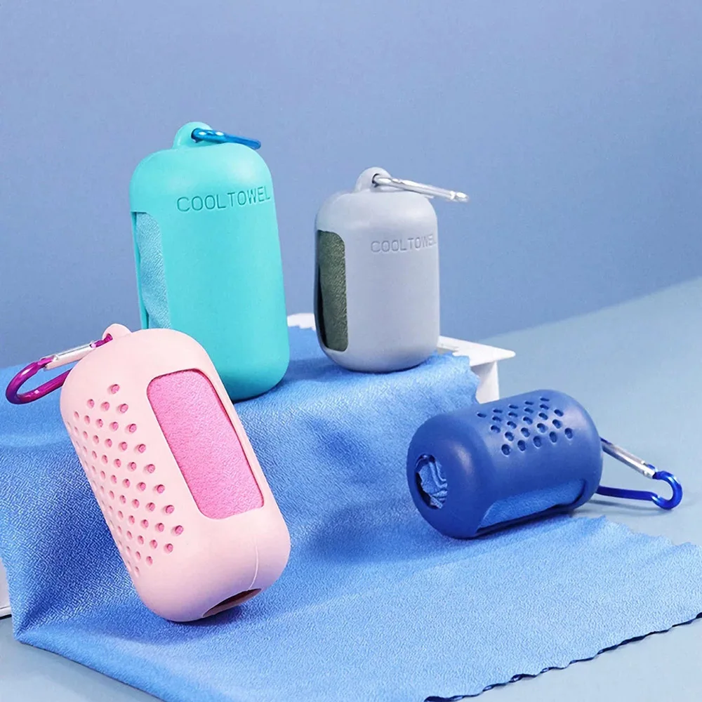 Быстрая Сушка микрофибры полотенце для спорта бега кемпинга портативное фитнеса