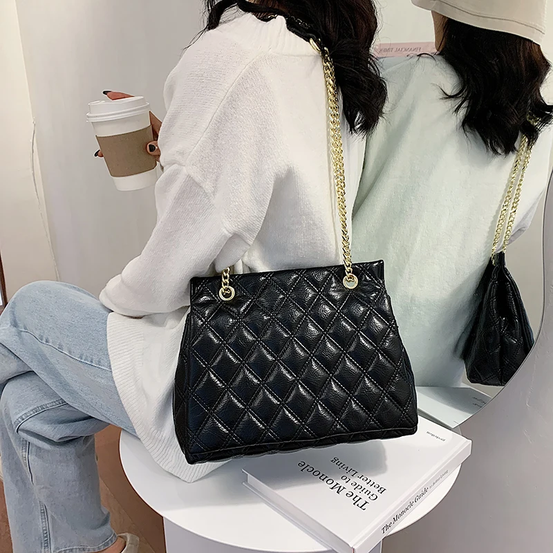 

Pu Leather Fashion Crossbody Bags for Women High Quality Ladies Small Shoulder Bag Designer Female Chain Handbags Messenger Bags