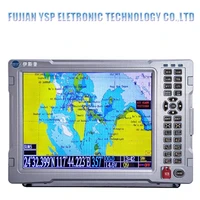 12 inch marine navigational fish finder echo sounder with memory storage and recall of depth data