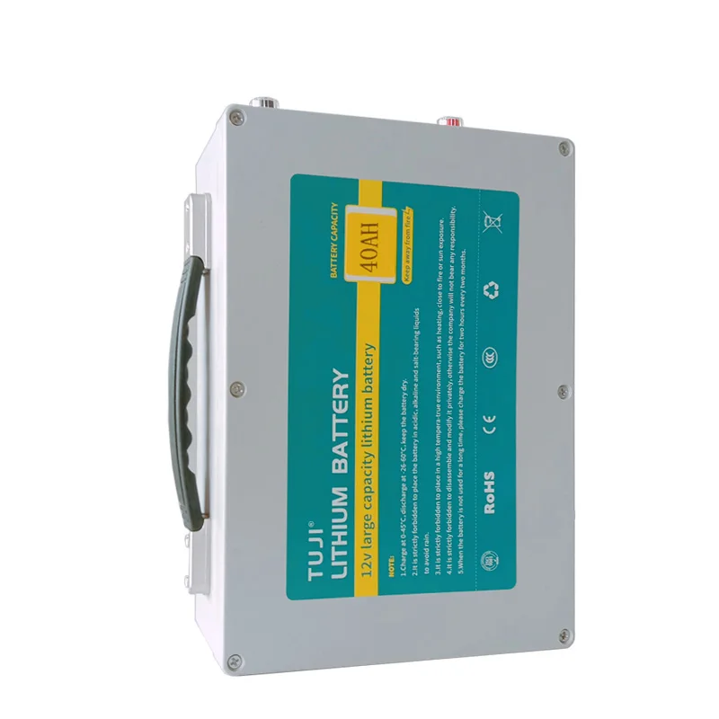 Супер портативный Перезаряжаемый DC 12 V 40AH литий-ионный аккумулятор большой емкости зрение автомобиля гольф Зажигалка со светодиодом ксеноновая лампа