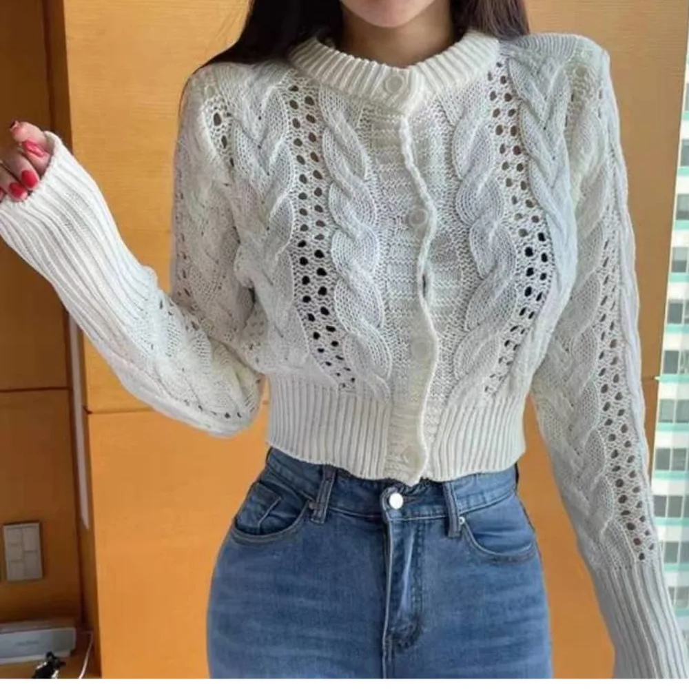 

Вязаный свитер, новинка осень-зима, женская одежда в стиле ретро