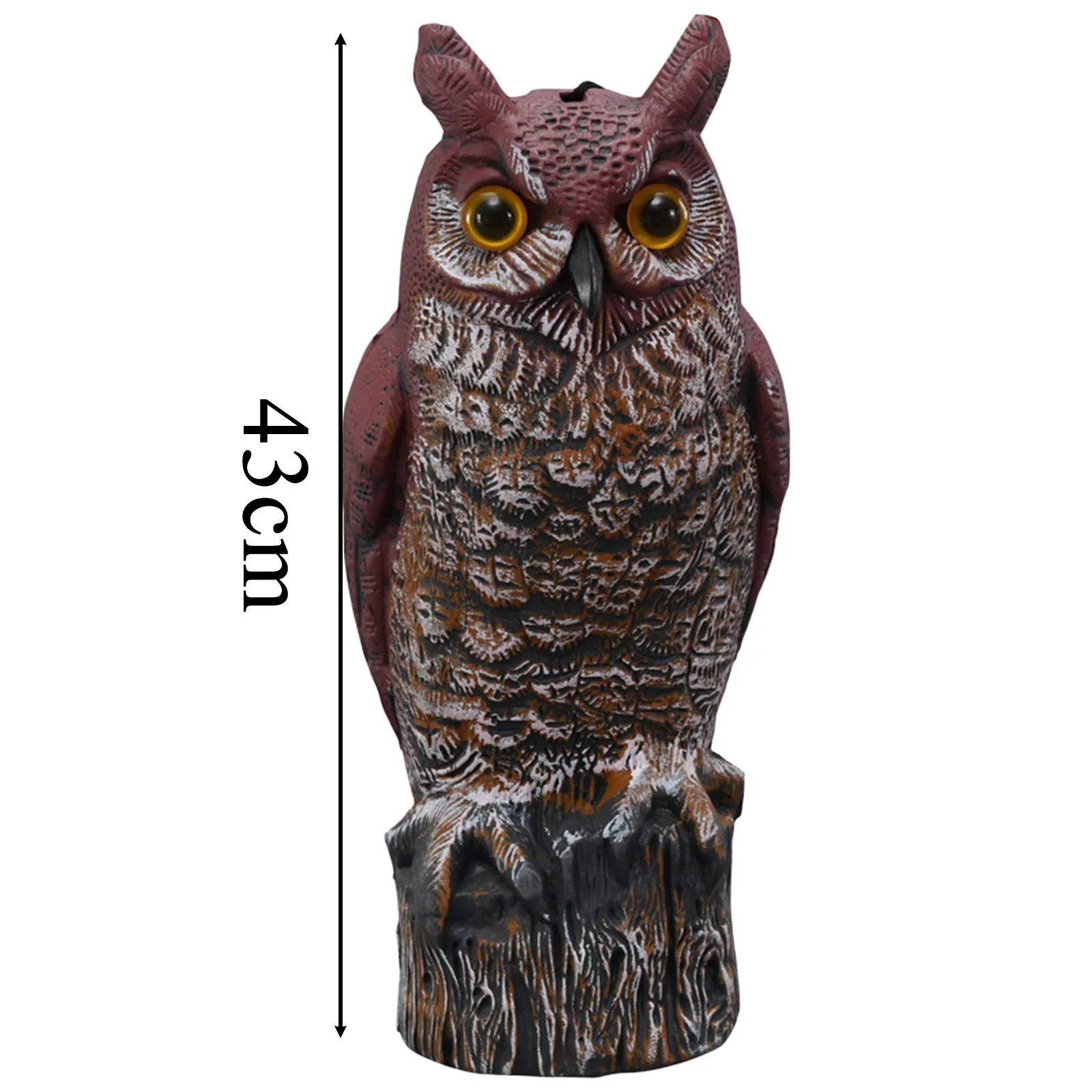 

Plastic Hunting Fake Owl Crow Decoys Outdoor Garden Yards Ornaments Scarecrow Pest Deterrent Repeller Garden Bird Scarecrow