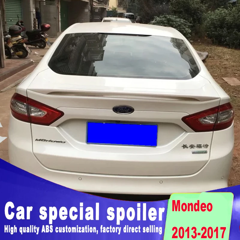 

new Bidirectional air flow model big spoiler for ford mondeo 2012 to 2019 high quality ABS material rear widow wing rear spoiler