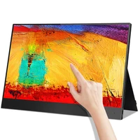 15 6 inch 4k portable monitor touch screen uhd ips screen with type c usb hdmi for expand pc laptop game xbox ps4 switch