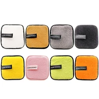 reusable makeup remover pads wipes square shape microfiber make up removal sponge cotton cleaning pads tool