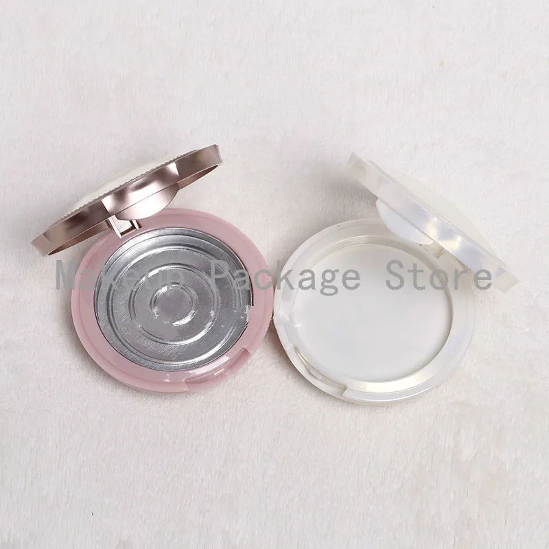 

20pcs Empty Pink White Single Grids 5 Flower Grids Powder Compact Eyeshadow Case Lipstick Container DIY Blush Box with Brush