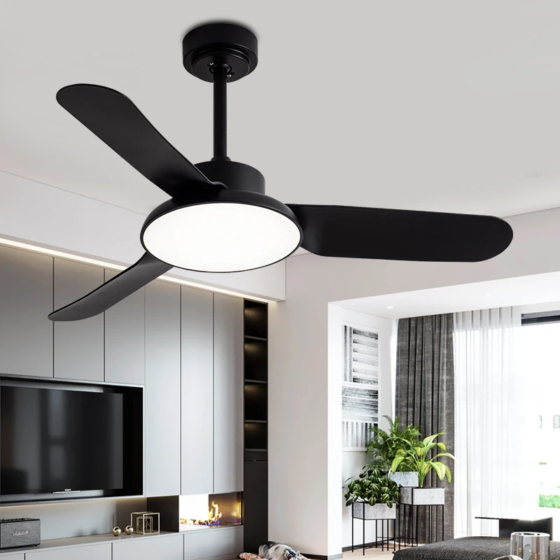 Продажа Светодиодные люстры в скандинавском стиле, потолочные вентиляторы с дистанционным управлением и тремя лезвиями для спальни и дома Купить Светодиодные люстры в скандинавском стиле, потолочные вентиляторы с дистанционным управлением и тремя лезвиями для спальни и дома