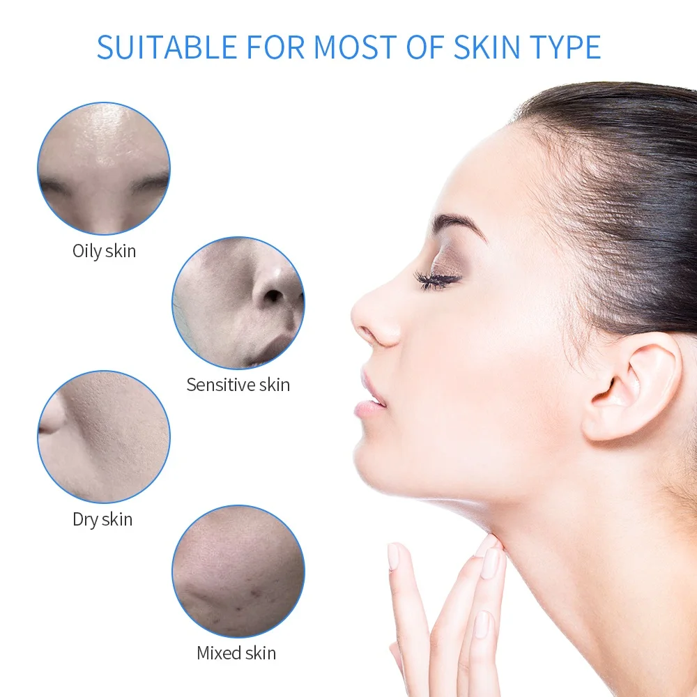 7 in 1 Vacuum Face Cleaning Hydra Water Oxygen Jet Peel Machine Massage Skin Care BIO light RF Small Bubble Beauty Device