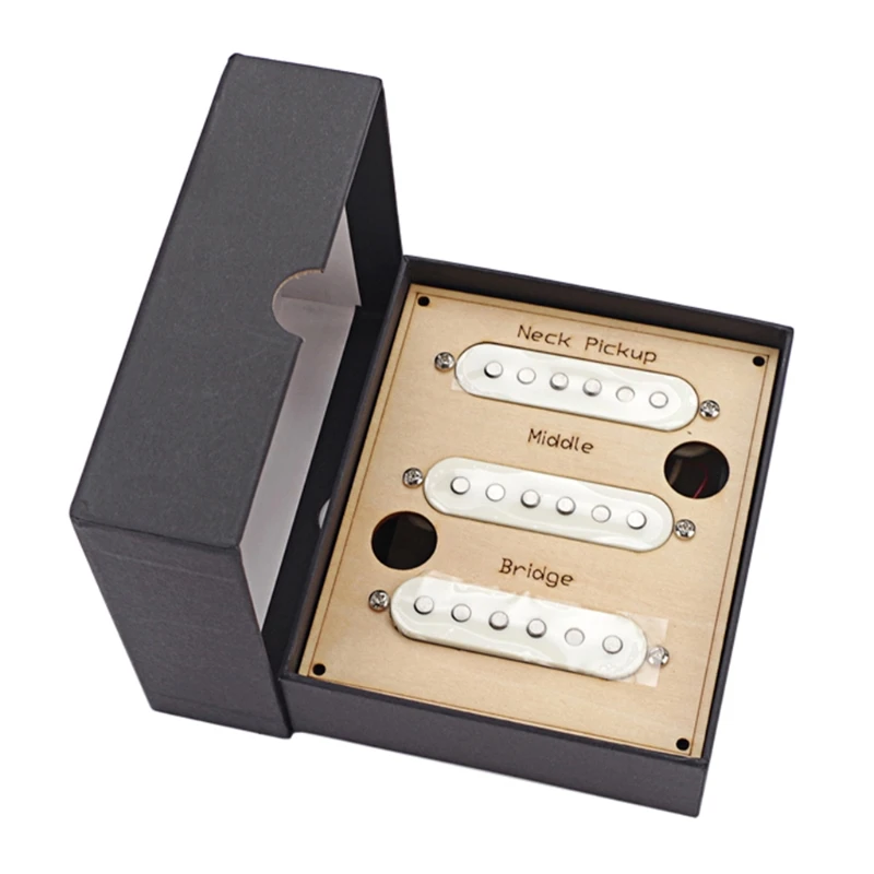 

G6DE Single Coil Pickup Pickups Guitar Neck/Middle/Bridge Pickups S-taggered for Pickups Replacement Set