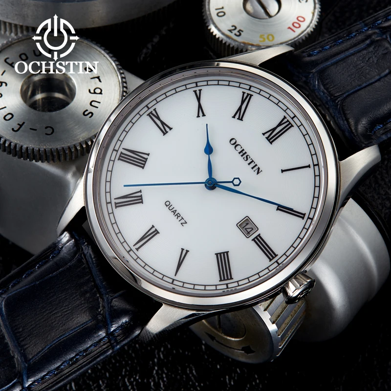 Роскошные часы для мужчин OCHSTIN Топ бренд военные кварцевые наручные мужские