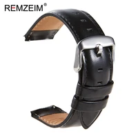 remzeim oil wax genuine leather watch band 18mm 20mm 22mm quick release watch straps watchbands belt with solid buckle