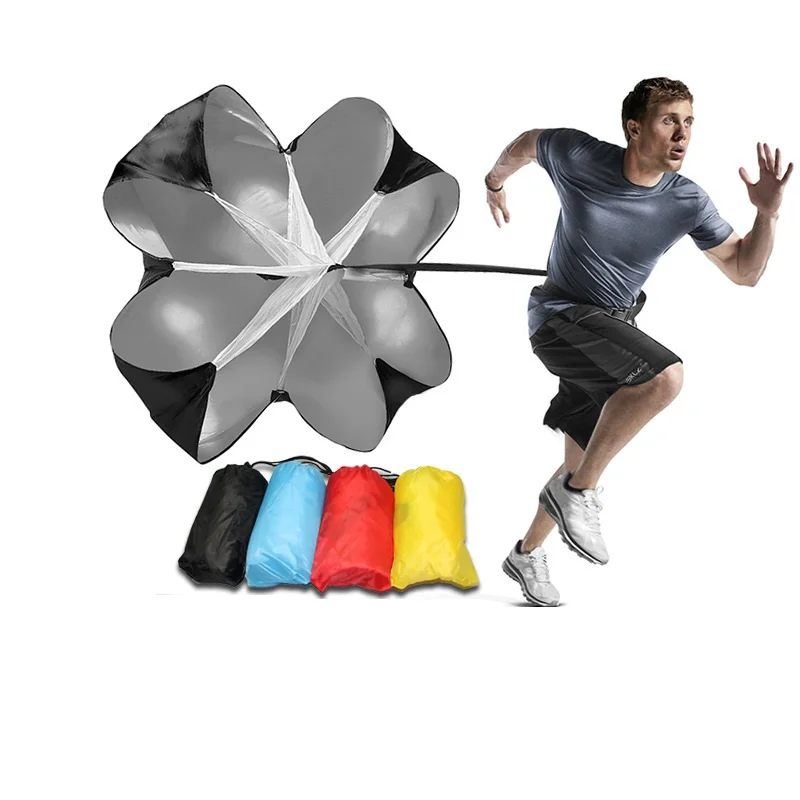 Football Speed Training Parachute Running Drag Strength Fitness Equipment Track and Field Stamina Practice Resistance Obstacles | Спорт и