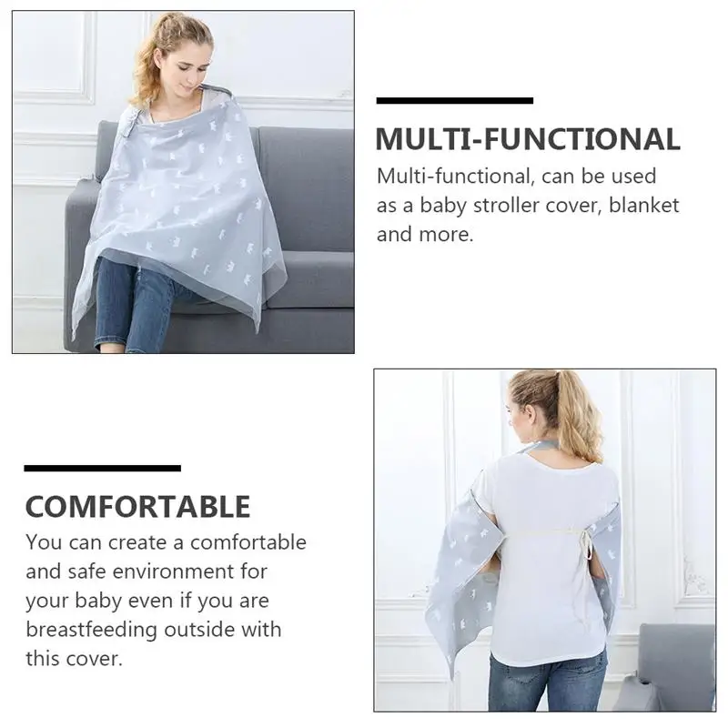 

1pc Lightweight Washable Reusable Nursing Cover Breastfeeding Cover for Mother Frriends Family