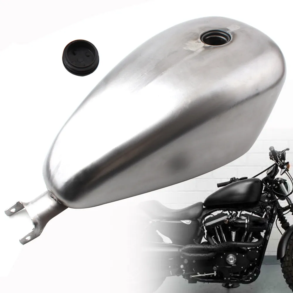 

3.3 GAL EFI Motorcycle Fuel Tank Custom Oil Gas Tank For Harley Davidson Sportster XL883 XL1200 Forty-eight 2004-Up