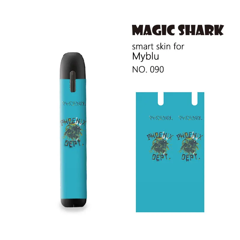 

Magic Shark Bear Lion Stereo Sticker for Myblu Skin Cover Sticker for Myblu Electronic Cigarette 2019 Hot Sale