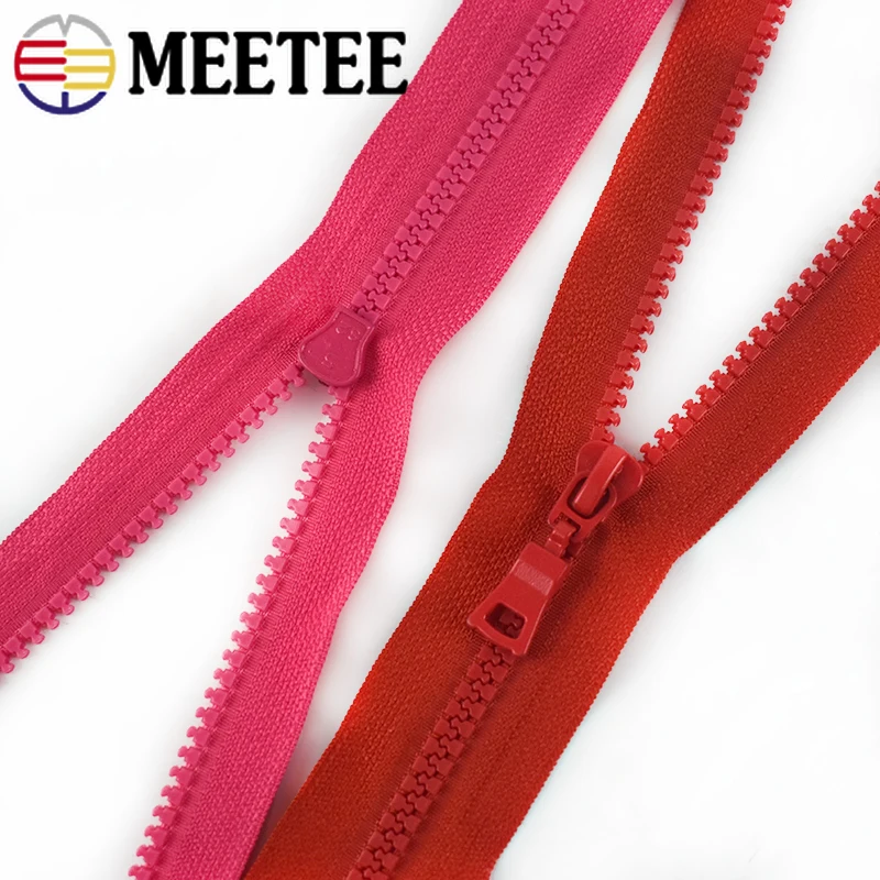 Meetee 4 шт. 55 см 90 5 # полимерная длинная молния с открытым концом мешки пальто