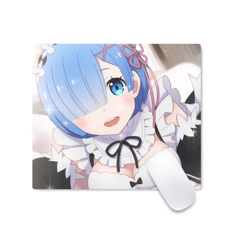 

Rem cute lovely girl Laptop Gaming Mice Mousepad Desk Table Protect Game Office Work Mouse Mat pad Non-slip Laptop Cushion