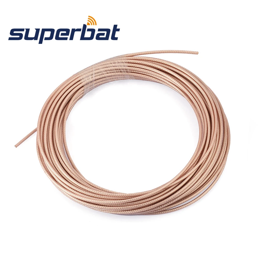 

Superbat RF Coax Coaxial Connector Adapter Cable M17/113 - RG316 50 Feet Coax Cable