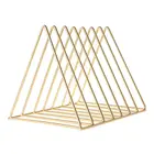 Железный LP стеллаж для записей треугольный книжный магзин держатель настольный органайзер для хранения записей PXPA