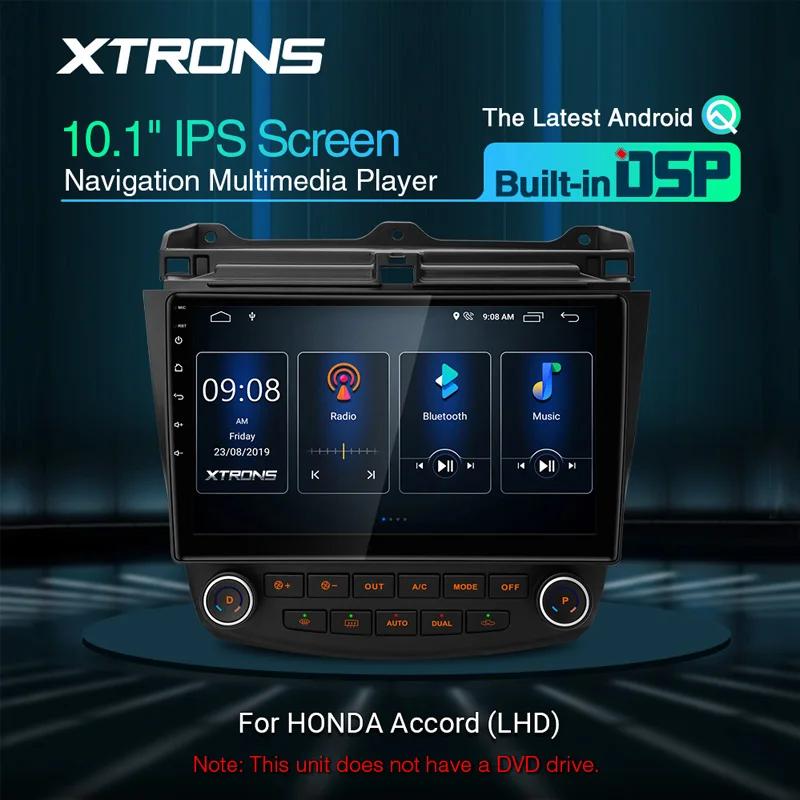 10 1 дюймов IPS Android Q DSP Автомобильный мультимедийный стерео радио GPS плеер для HONDA