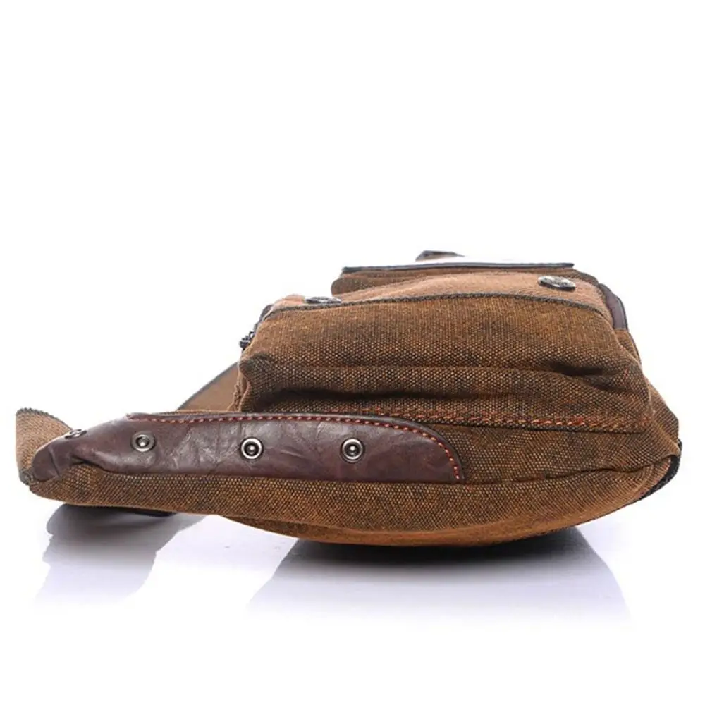 Мужская модная холщовая дорожная сумка мессенджер для верховой езды нагрудная