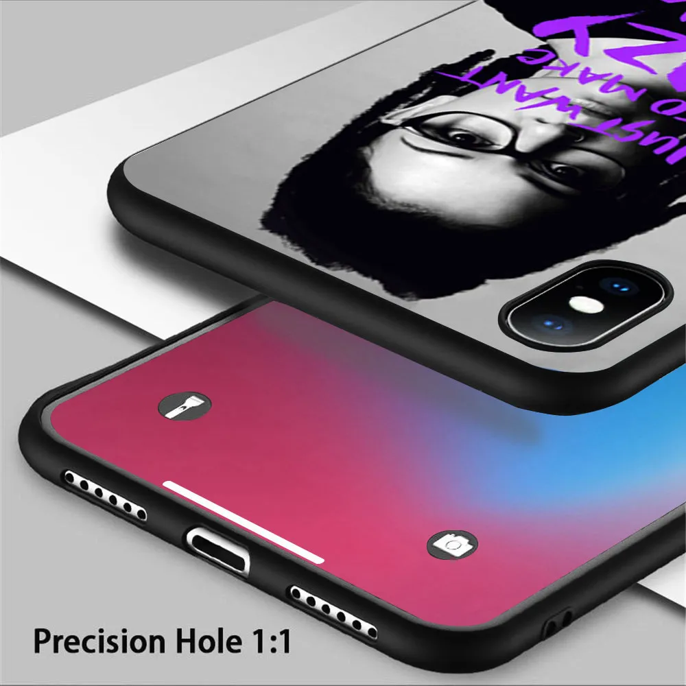 Один из добрых черных телефонных чехлов для iPhone 11 Pro Max XR XS 5S 6S 7 8 Plus мягкий чехол