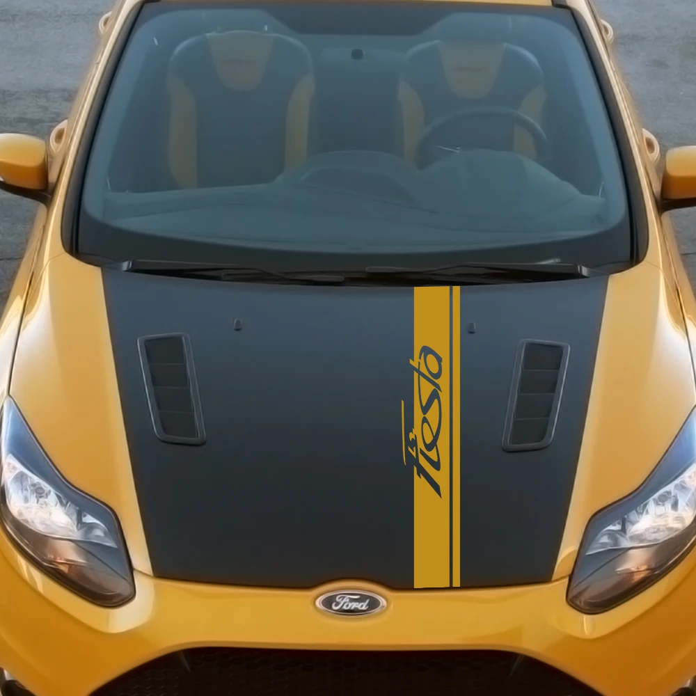 Наклейки на капот автомобиля Ford Fiesta Mondeo Fusion Explorer Escape Shelby Edge Ecosport Kuga Mustang |