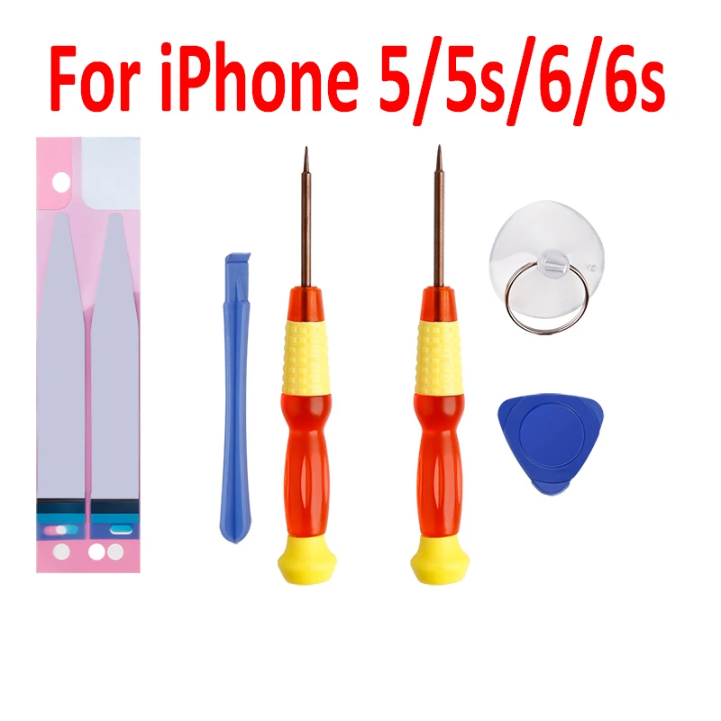 Baseus 8 в 1 Набор инструментов для ремонта батареи мобильного телефона для iPhone 8 7 6 6s Plus 5S 5 Замена аккумулятора комплект станков - Цвет: For iPh 5 5s 5c 6 6s