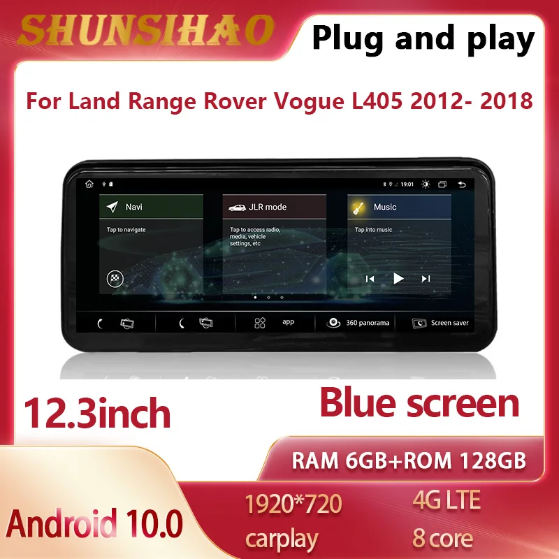 

Автомагнитола ShunSihao Blu-ray, Android 10, для Land Range Rover Vogue L405 12,3-2012, 2018