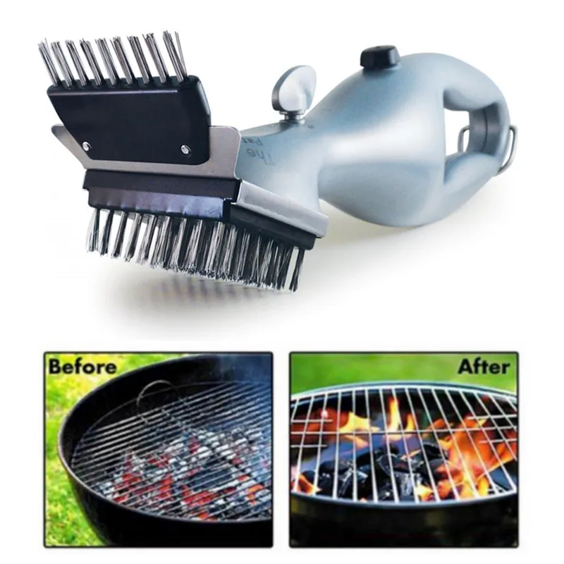 Щетка из нержавеющей стали для чистки барбекю уличная щетка гриля очиститель
