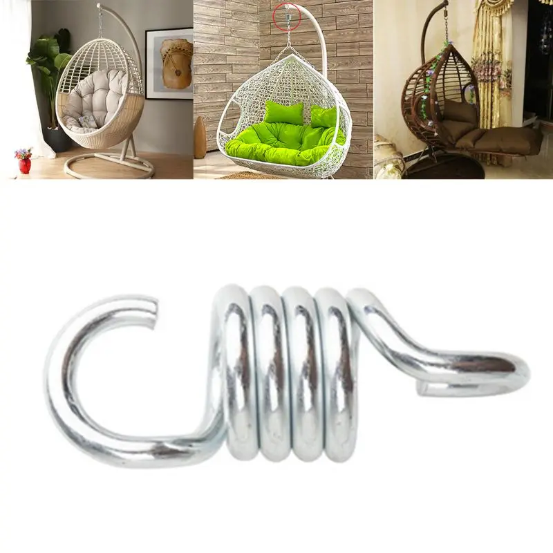500lb Weight Capacity Sturdy Steel Hammock Extension Spring Hanging Swing Chair |