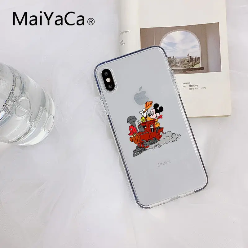 9 MaiYaCa/Роскошный Вертикальный чехол для телефона с рисунком Микки и Минни Маус для iPhone 8 7 6 6S Plus X XS MAX 5 5S SE XR 10 - Цвет: 9